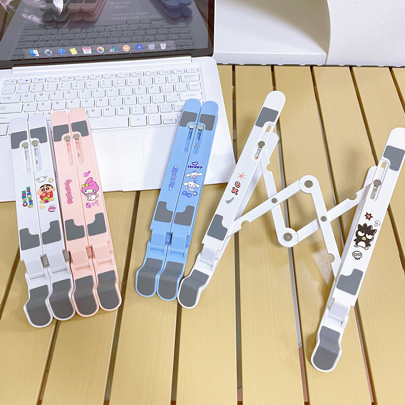 Сгъваема подставка за лаптоп и таблет - пластмасова, модел 859, универсална съвместимост, пускане на пазара през 2025 година