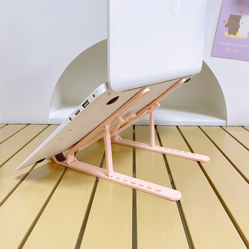 Сгъваема подставка за лаптоп и таблет - пластмасова, модел 859, универсална съвместимост, пускане на пазара през 2025 година