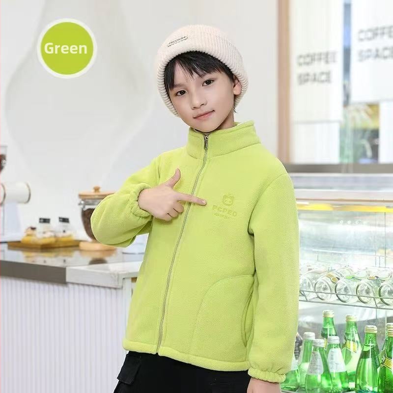 Unisex bērnu ārējā jaka ar fleece oderi, elpojoša, silta, izturīga, poliesters