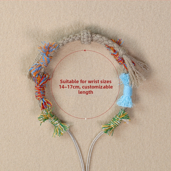 DIY βραχιόλι πλεξίματος από κορδόνι - χειροποίητο, εθνοτικό στυλ, unisex, Χειμώνας 2025