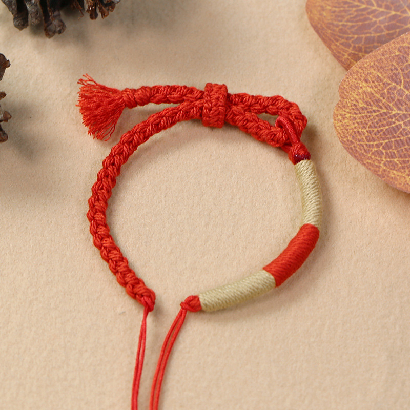 DIY βραχιόλι πλεξίματος από κορδόνι - χειροποίητο, εθνοτικό στυλ, unisex, Χειμώνας 2025