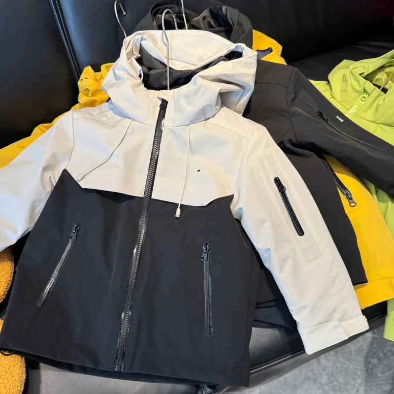 3-in-1 bērnu jaka ar noņemamu ārējo slāni, 2025 rudens–ziema, vēja izturīgs soft shell, ūdensizturība 5000mm, poliestera odere, vecums 7–12 gadi