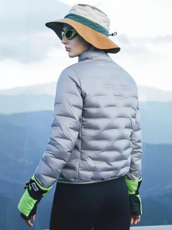 Planet of the apes női tollkabát, őszi-téli, könnyű, álló gallér, fehér kacsa toll töltés 85–90%, poliészter anyag, zipzár