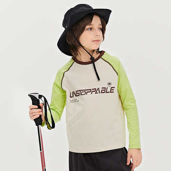 Dječji Raglan top s dugim rukavima, brzo sušenje, unisex, poliestersko prozračan, proljeće-ljeto-jesen, sportska odjeća za trčanje