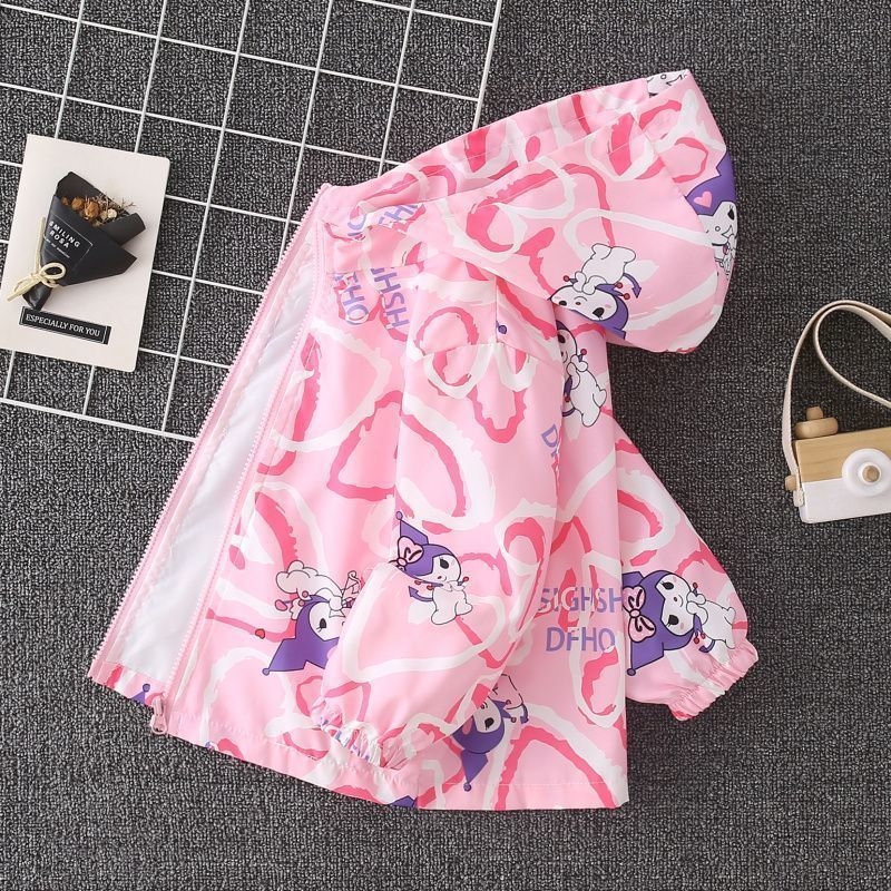 Lányoknak szóló kapucnis kabát tavasz–ősz 2025, színblokkoló design, 96% pamut, kényelmes stílus