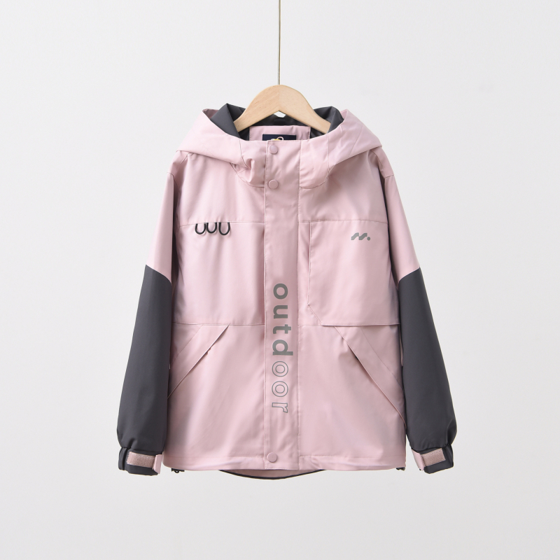 Bērnu ziemas jaka trīs vienā ar noņemamu flīsa odere, ūdensizturīga 1000 mm, elpojoša, pretvēja, ar kapuci