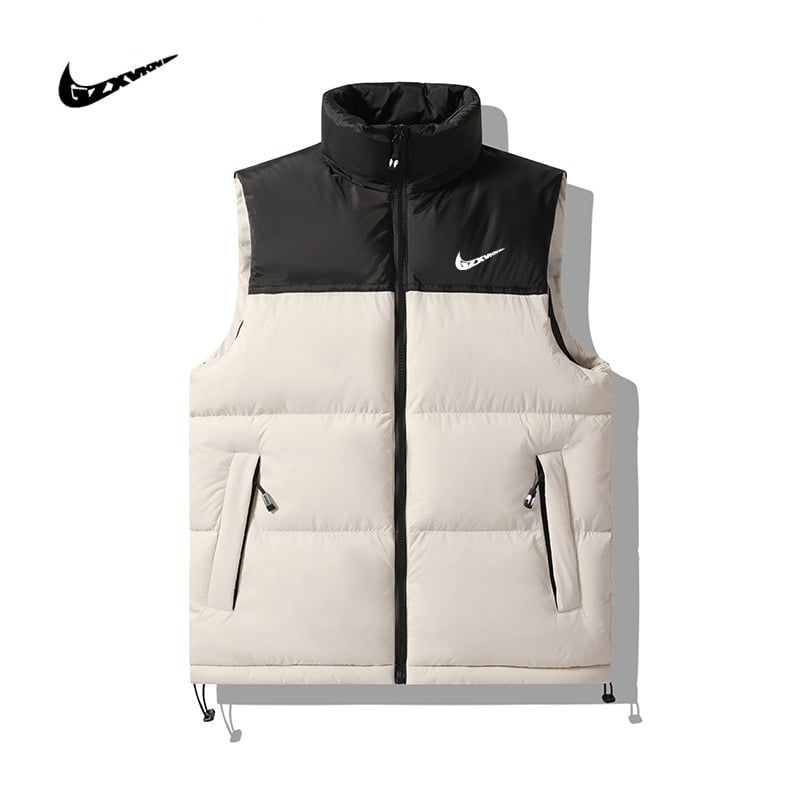 Férfi mellény selyem-pamut töltettel, szabásvonal: színblokkolt dizájn, külső anyag poliészter, bélés poliészter, szűk szabás, kapucni nélküli, 2024 tavasza