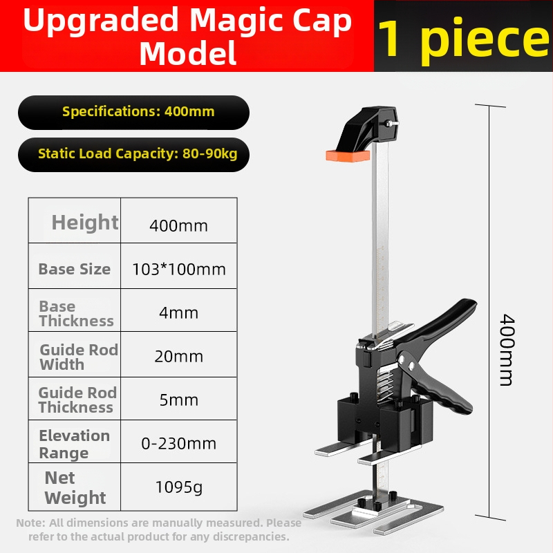 Ručni alat za podešavanje visine za postavljanje pločica i poravnavanje vrata – Cassiolo, karbonsko čelik, kućna uporaba