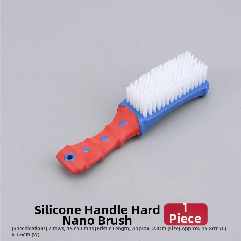 Liulipu Mala četka s višestrukim vlaknima za čišćenje rupa u predmetima s uzorkom šahovnice, poliranje oraha i Vajra perli, plastična, 2-djelni komplet, kućna uporaba