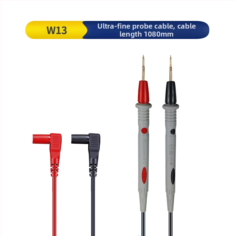 Testna olovka za multimetar s iglom od nehrđajućeg čelika i silikonskim držajem – univerzalni alat za demontažu za kućnu upotrebu
