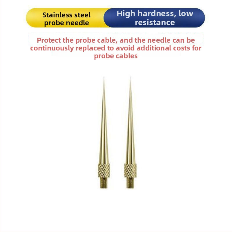 Probe olovka za multimetar s odvojivim vrhom od nehrđajućeg čelika, mekani silikon, otporan na visoke temperature, zamjenjiva igla
