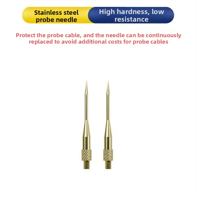 Probe olovka za multimetar s odvojivim vrhom od nehrđajućeg čelika, mekani silikon, otporan na visoke temperature, zamjenjiva igla