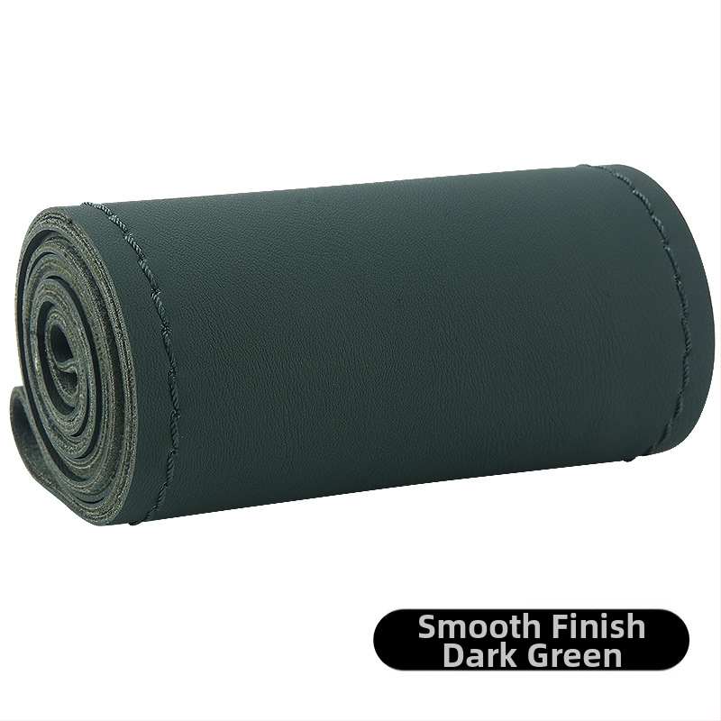 Κάλυμμα τιμονιού από υψηλής ελαστικότητας δέρμα, χειροποίητα ραμμένο, καθολική εφαρμογή, για όλες τις εποχές