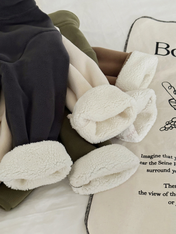 Geacă de iarnă pentru copii, căptușeală din fleece, stil coreean, închidere cu fermoar, lungime scurtă, material poliester