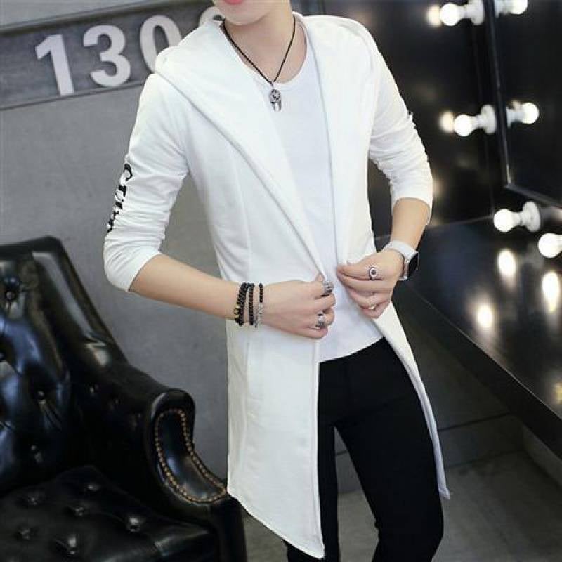 Vyriškas vidutinio ilgio reversinis trench paltas su stovu kaklu, užtrauktukas, be gobtu, storas medvilnės-lino mišinio audinys su poliesterio pamušalu, kišenės su patch detalėmis, kontrastinės detalės, žiemai