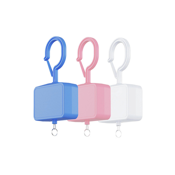 Κρεμάστρα ρούχων με σύστημα ώθησης-τράβηγμα, μονή ράγα, επεκτειόμενη, μοντέλο S001, πλαστικό, 140 g