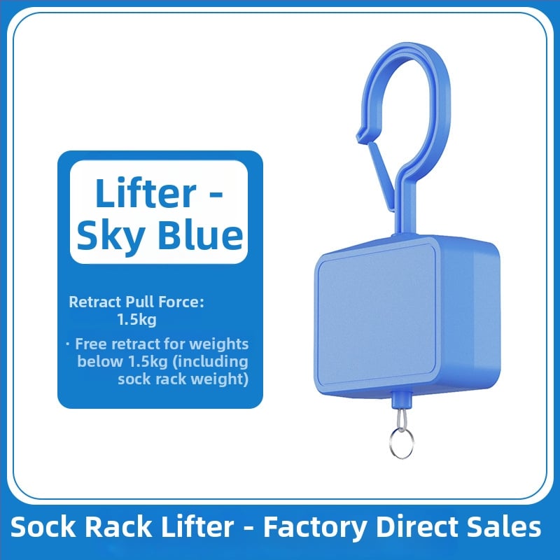 Κρεμάστρα ρούχων με σύστημα ώθησης-τράβηγμα, μονή ράγα, επεκτειόμενη, μοντέλο S001, πλαστικό, 140 g