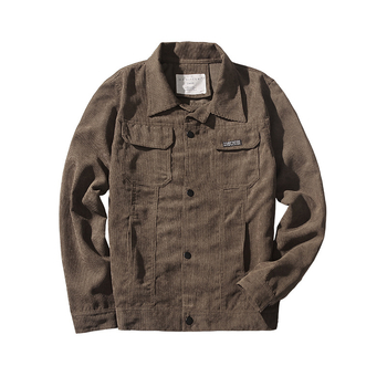 Corduroy jakna, otporna na habanje, korejski stil, slim fit, duge rukave
