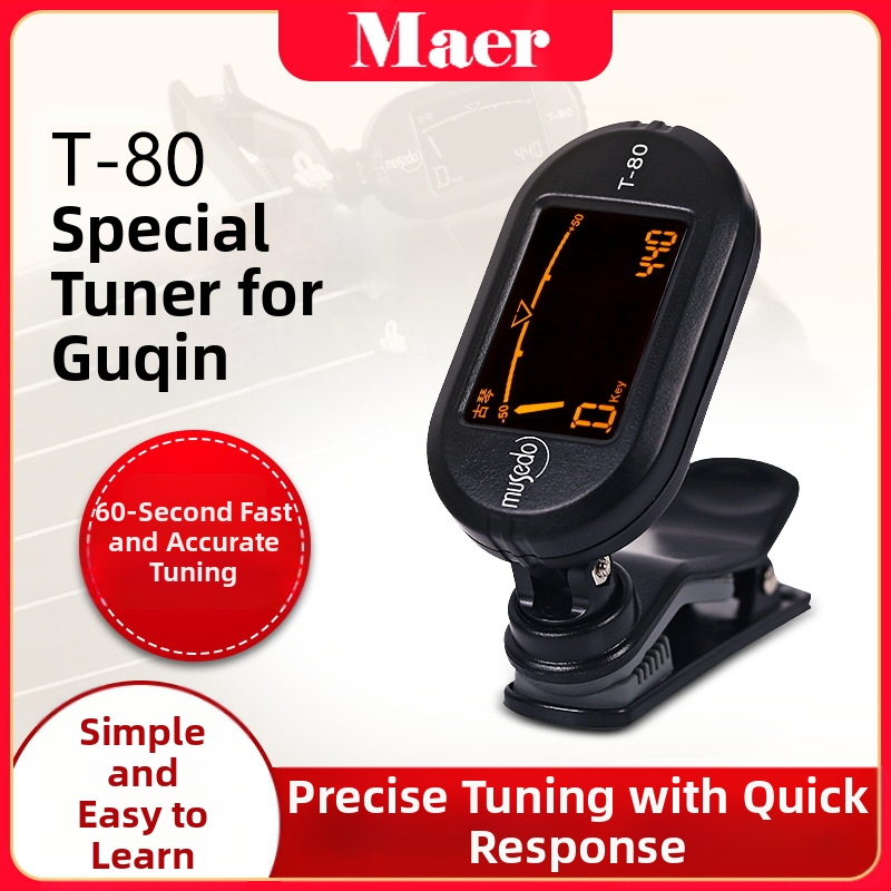 T80 Guqin tonētājs — profesionāls, precīzs un jutīgs