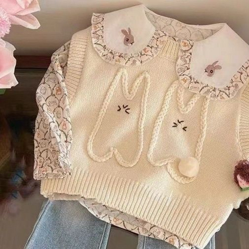 Dječji pamuk kostim za djevojčice, proljeće, Lolita stil, dugi rukavi, od 8 godina, proljeće 2025