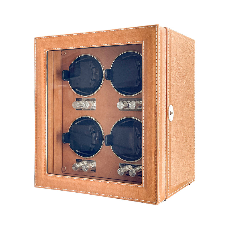 Mechanikus órák hajtóberendezése otthoni használatra, önműködő rotatorral és forgó tároló dobozzal