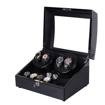 Automata óratekercs és kijelző doboz – Piano lak felület, Modell TG00461, Anyagok: sűrűségű lemez, PU bőr, akril