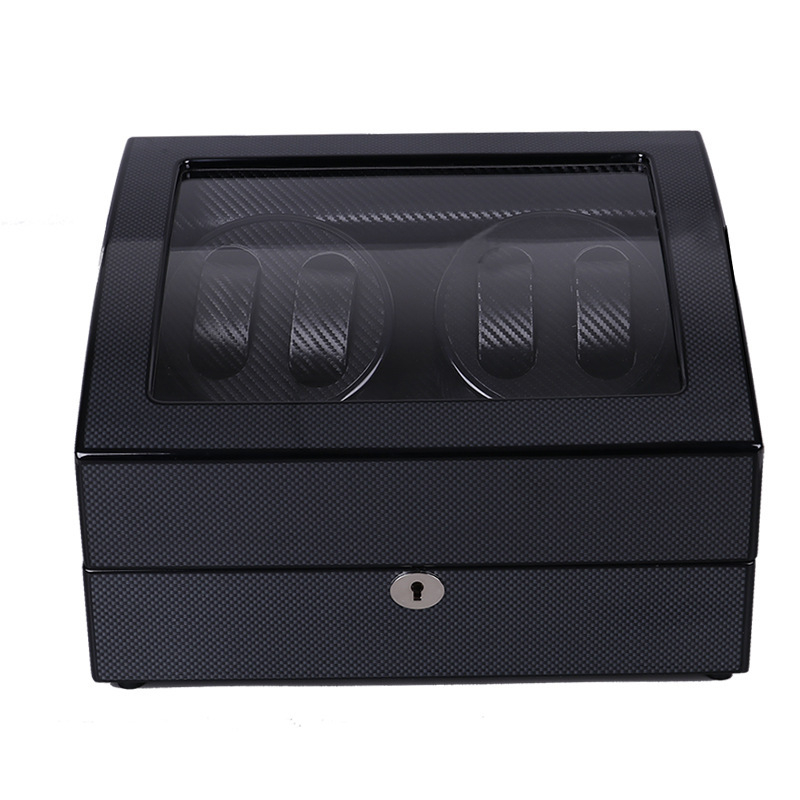 Automata óratekercs és kijelző doboz – Piano lak felület, Modell TG00461, Anyagok: sűrűségű lemez, PU bőr, akril