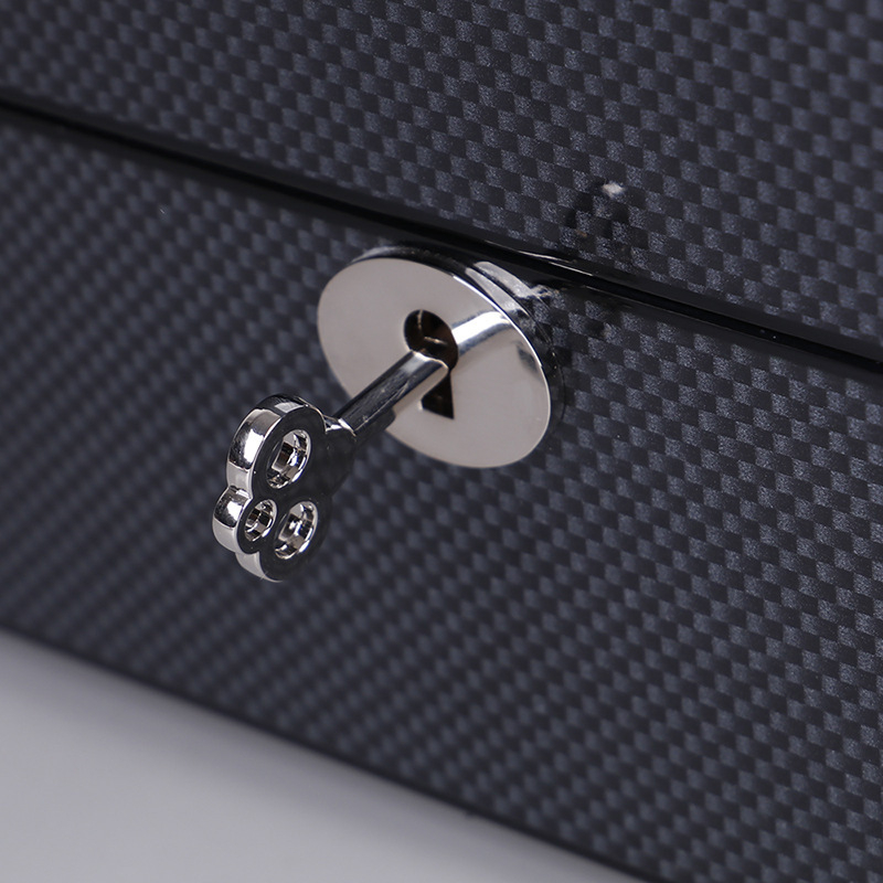 Automata óratekercs és kijelző doboz – Piano lak felület, Modell TG00461, Anyagok: sűrűségű lemez, PU bőr, akril