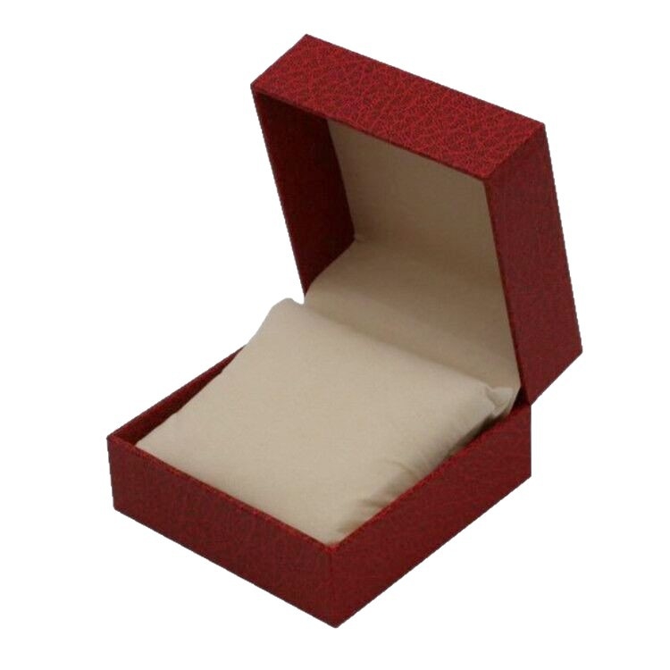 Кутия за часовници с мотив lychee, изкуствена кожа с релеф на камъчета, кадифена подплата, сребърна гореща щампова украса