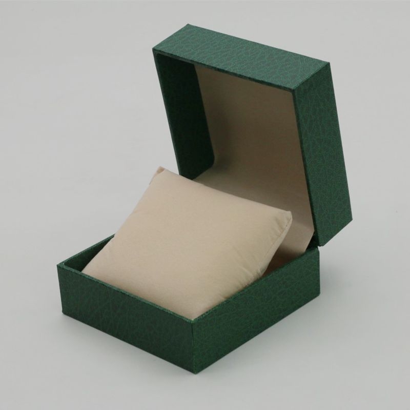 Кутия за часовници с мотив lychee, изкуствена кожа с релеф на камъчета, кадифена подплата, сребърна гореща щампова украса