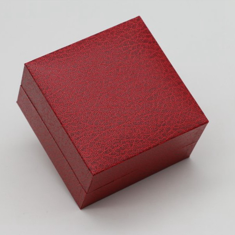 Кутия за часовници с мотив lychee, изкуствена кожа с релеф на камъчета, кадифена подплата, сребърна гореща щампова украса