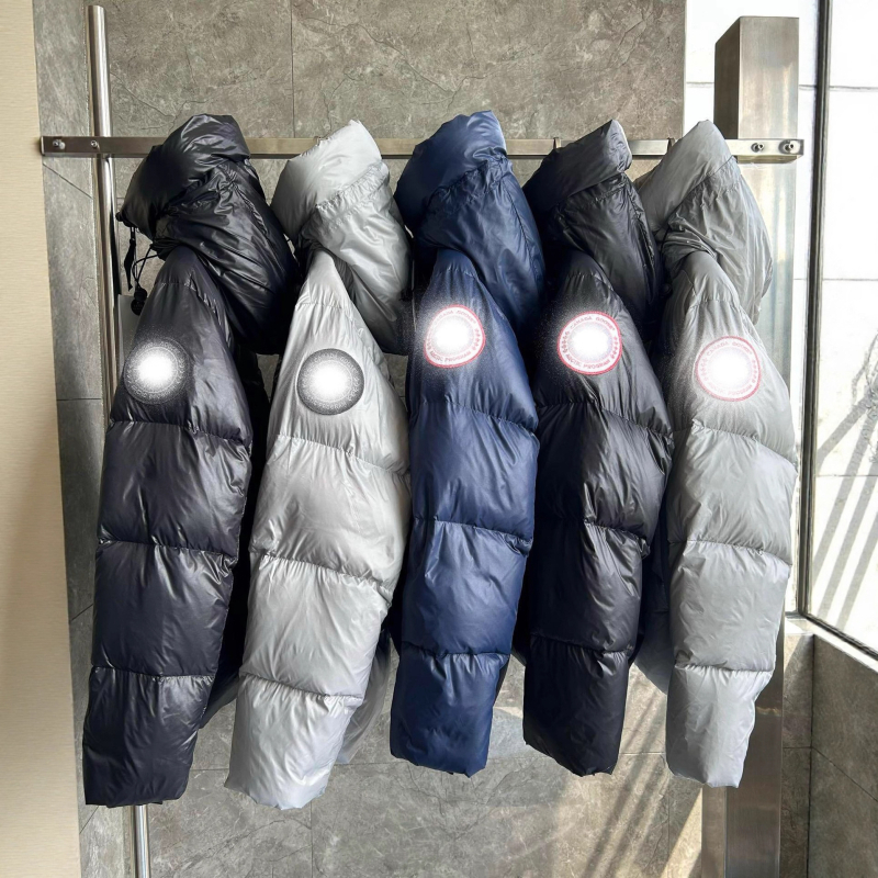 Uniszex Goose Down Parka 2252MB, Fényes Puffos Télikabát Kapucnival, Fehér Goose Down 76–80% Tartalom, Vízálló és Szélálló, Meghosszabbított Hossz