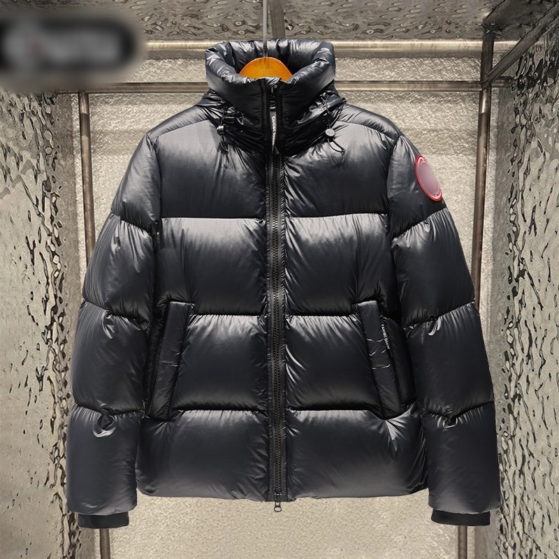 Uniszex Goose Down Parka 2252MB, Fényes Puffos Télikabát Kapucnival, Fehér Goose Down 76–80% Tartalom, Vízálló és Szélálló, Meghosszabbított Hossz