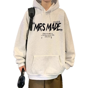 Muški oversize hoodie s kapuljom, pamukova smjesa, fleece podstava, labav kroj, svakodnevni kampus stil