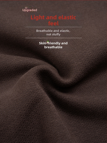 Džemperis su fliso pamušalu, storas ir šiltas – apvalus kaklo iškirptė, ilgos rankovės, laisvas kirpimas