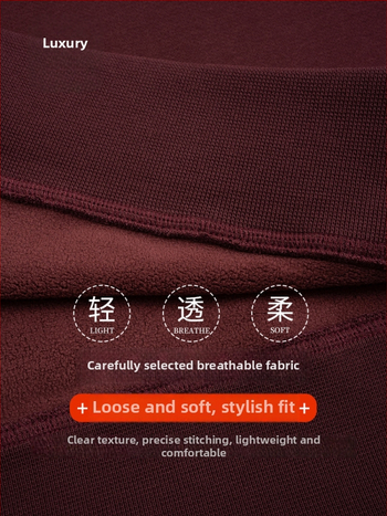 Džemperis su fliso pamušalu, storas ir šiltas – apvalus kaklo iškirptė, ilgos rankovės, laisvas kirpimas