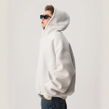 Unisex hoodie s kapuljom u američkom stilu, široki kroj, jednobojan, za jesen i zimu