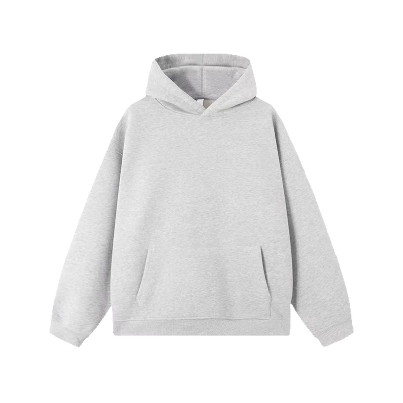 Unisex hoodie s kapuljom u američkom stilu, široki kroj, jednobojan, za jesen i zimu
