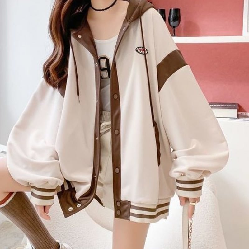 Férfi pamut kapucnis dzseki, lazább szabású, hosszú kialakítás 80–100 cm