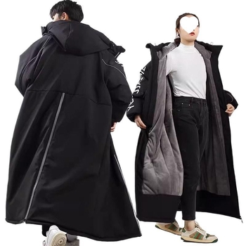 Унисекс палто Corduroy, военен стил, свободна кройка, зимно подплатено палто с полар, ленено основно платно под 10%, корейски стил, пролет 2025