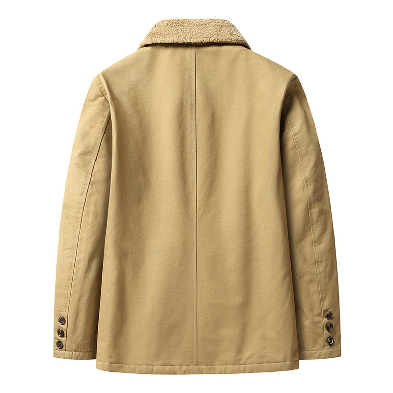 Pamutból készült zakó lapos gallérral, egysoros záródás, poliészter bélés, minimalist stílus, tavasz és őszre