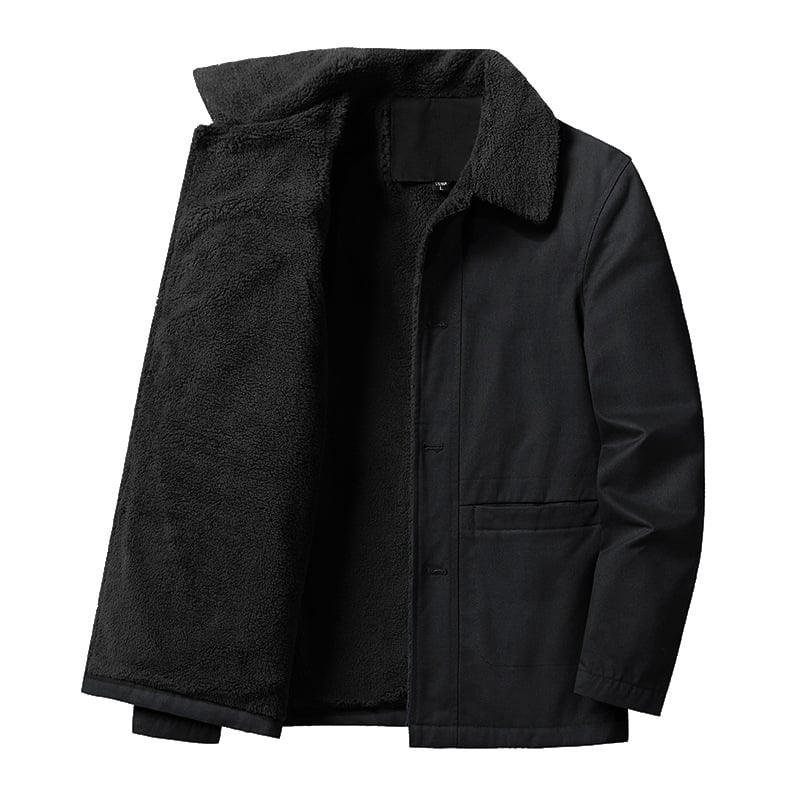 Pamutból készült zakó lapos gallérral, egysoros záródás, poliészter bélés, minimalist stílus, tavasz és őszre