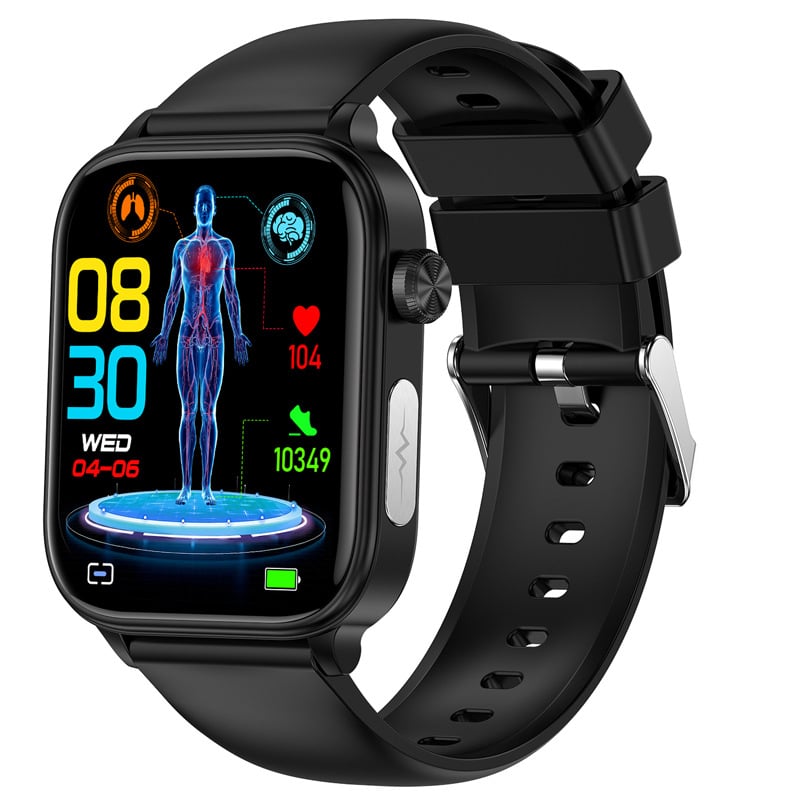 ET570 pametni sat s ECG, mjerenjem zasićenja krvi kisikom, otkucaja srca i krvnog tlaka, AMOLED zaslon