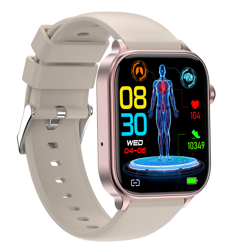 ET570 pametni sat s ECG, mjerenjem zasićenja krvi kisikom, otkucaja srca i krvnog tlaka, AMOLED zaslon