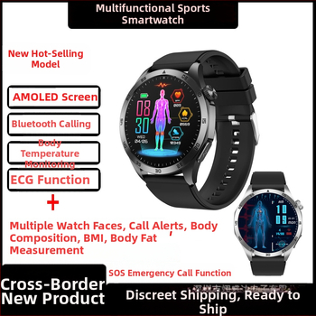 ET485 pametni sat – AMOLED zaslon, mjerenje krvnog šećera, EKG, Bluetooth pozivi, više sportskih načina