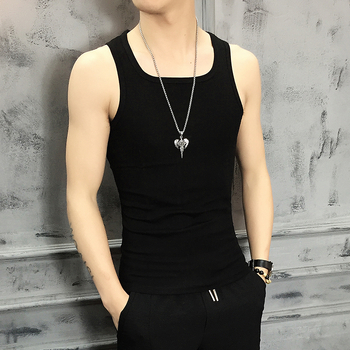 Ujj nélküli póló, koreai stílus (vékony, poliészter szál, nyár)