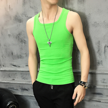 Ujj nélküli póló, koreai stílus (vékony, poliészter szál, nyár)