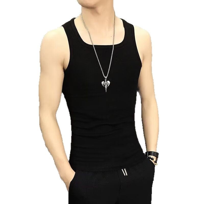 Ujj nélküli póló, koreai stílus (vékony, poliészter szál, nyár)