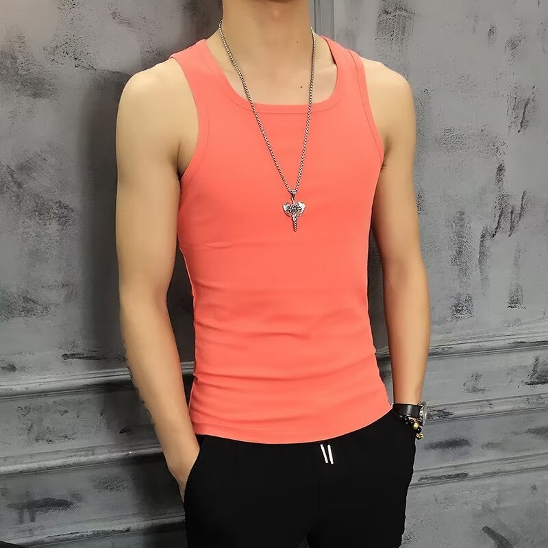 Ujj nélküli póló, koreai stílus (vékony, poliészter szál, nyár)