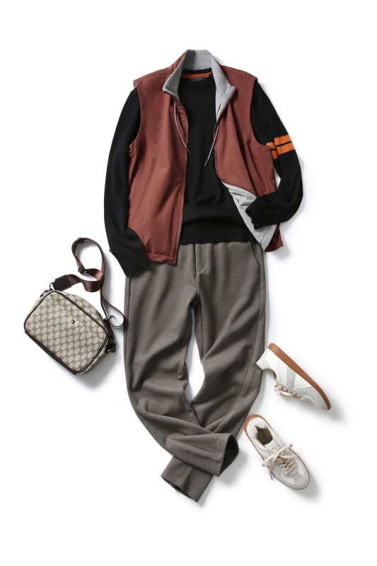 Férfi flízes béléses mellény, álló gallérral, cipzárral, több zsebbel, vastag anyaggal